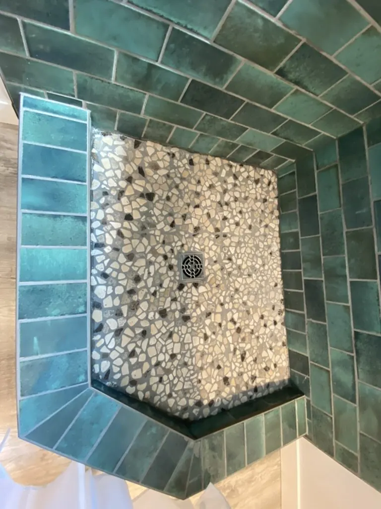 New shower