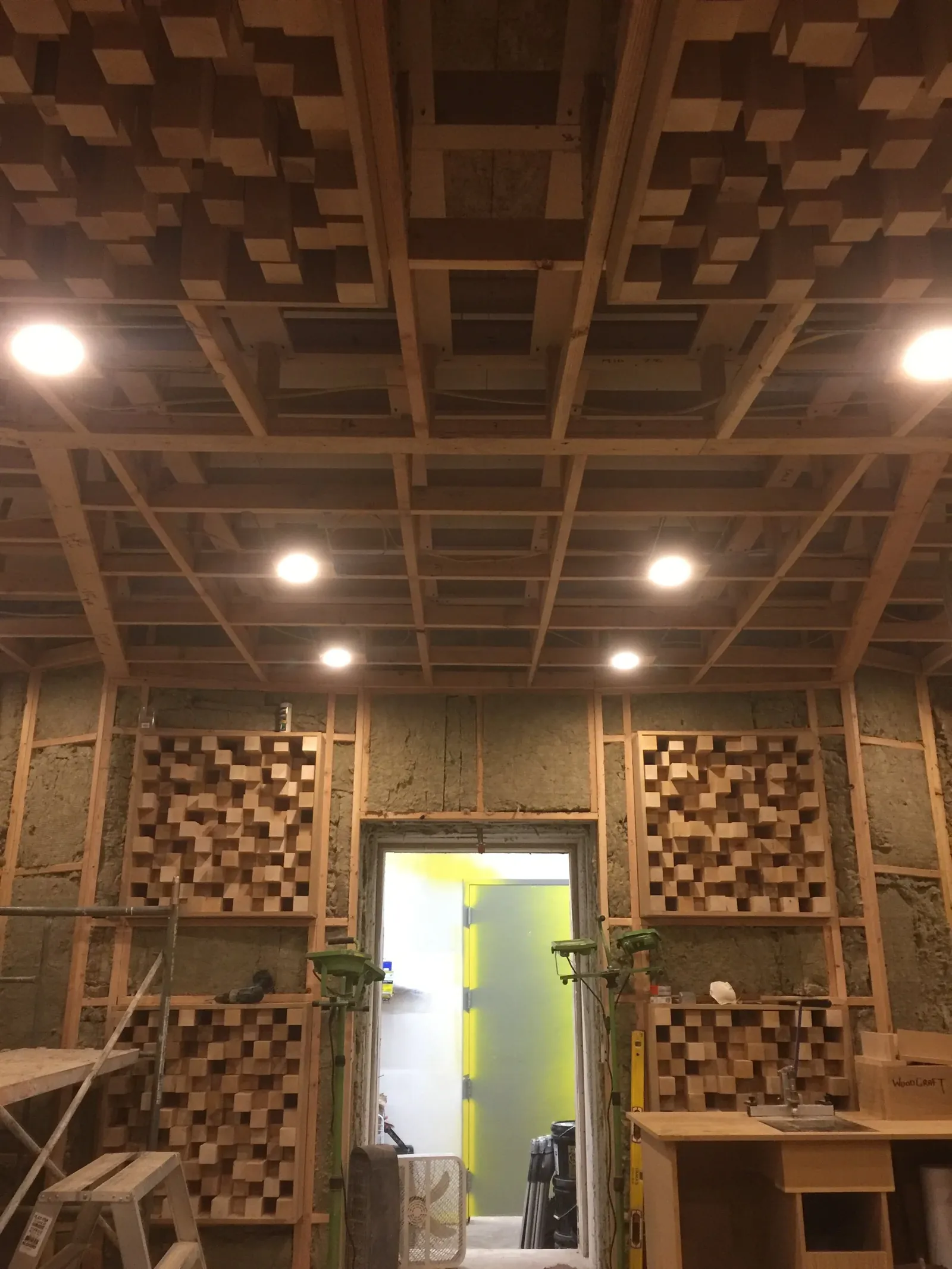 3 foot thick back wall complete